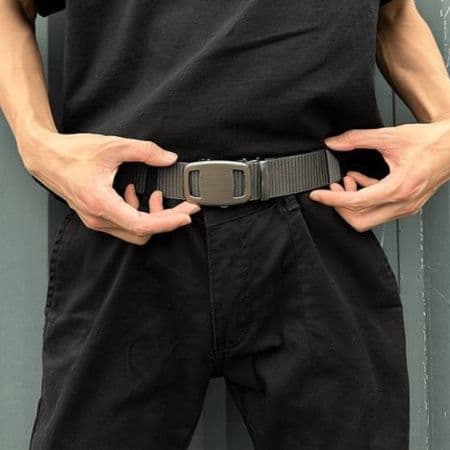 ベルトメンズ メッシュ スタイリッシュ細身メッシュベルト
