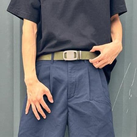 ベルトメンズ メッシュ スタイリッシュ細身メッシュベルト